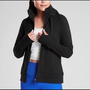 Athleta Triumph Hoodie Small Black Soft